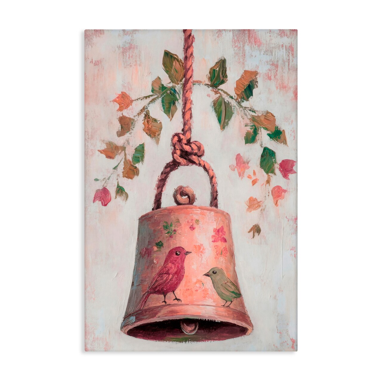 Stupell Industries Vintage Christmas Bell Canvas, design by Petal Prints Design